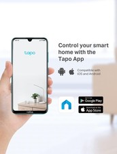 TP-Link Tapo C100 Security Camera White 1080P 2-Way Audio Siren for Baby Monitor