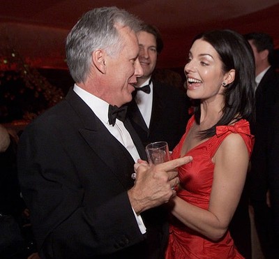 James Woods Sela Ward In Style Warner Bros Post-Golden Globes part- Old Photo 1