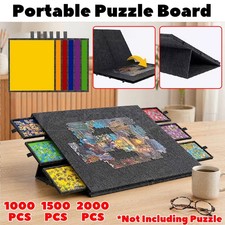 2000PCS jigsaw Puzzle Board Portable Felt Puzzle Plateau 6 Drawers Puzzle Table