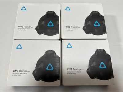 HTC VIVE Tracker 2.0 2018 4 Units Set for VR Motion Capture Tested w/Box