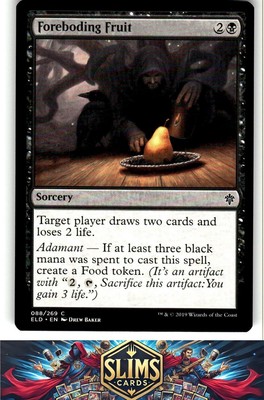 Magic the Gathering MTG Throne of Eldraine Foreboding Fruit #88 Buy 2 Get 1