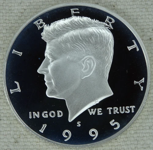 1995-S Kennedy Silver Half Dollar Proof DCAM 90% US Mint Coin 50C Free Shipping