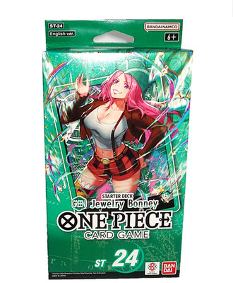 One Piece Card Game Starter Deck: Green Jewelry Bonney (ST 24) Neu & OVP EN