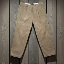VINTAGE Polo Ralph Lauren Pants Mens 40x31.5 Brown Andrew Corduroy Cords Prep