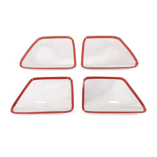 4PCS Stainless Steel Door Horn Decorative Cover For Land Rover Freelander 2 - Picture 9 of 9