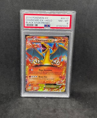 2014 Pokemon XY Black Star Promo Charizard EX XY17 Fireblast Holo