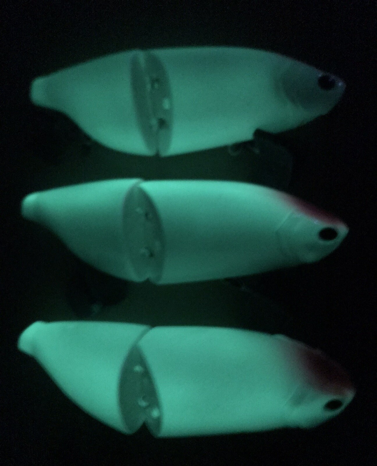 Lot Of 3 GLOW IN THE DARK DRT JOKER Replica WAKE BAIT LURE Fishing Swimbait NEW - Image 2