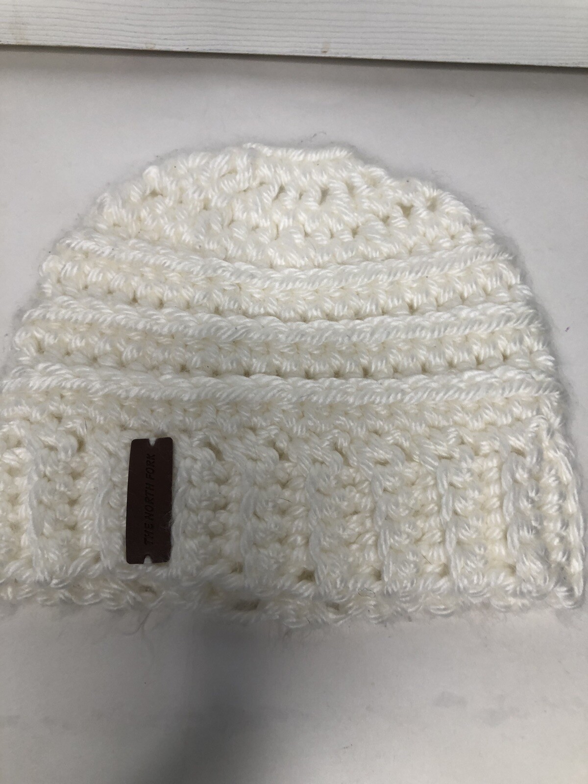 The North Fork White Hat Beanie North Fork Long Island NWOT