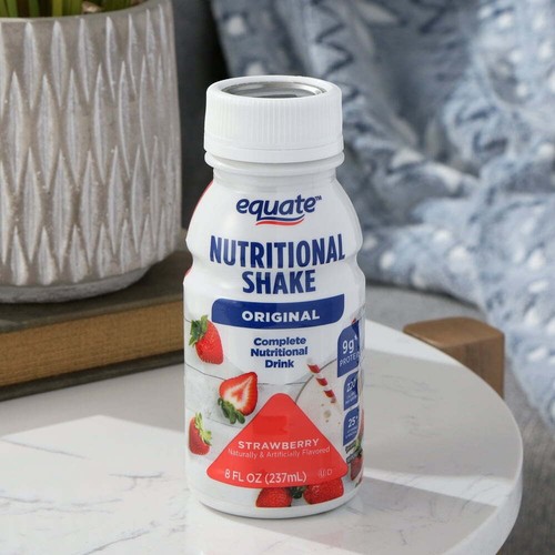 Equate Original Nutritional Shake, Strawberry, 8 Fl Oz, 24 Count 💪💪💪 - Picture 2 of 10