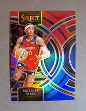 Brittney Sykes 2024 Panini Select WNBA Premier Level #106 Red & Blue Prizm /399