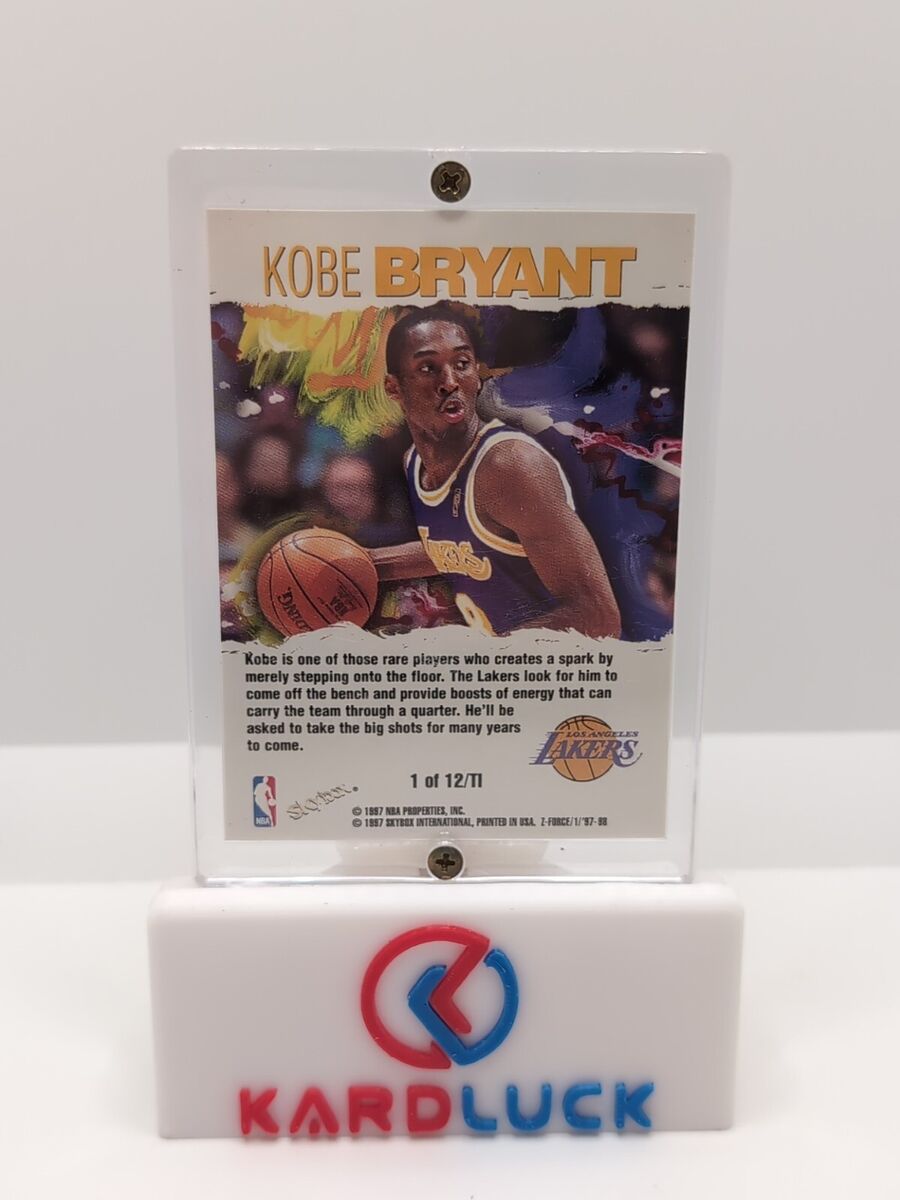 1997-98 SkyBox Z-Force Kobe Bryant Total Impact #1 Los 1997-98 SkyBox Z-Force Kobe Bryant Total Impact #1 Los