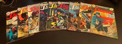 Lot of *9* DC Comics THE SHADOW (1973): #2,3,4,5,6,8,9,10,11 Avg = FN++