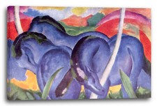 Kunstdruck Franz Marc - Die großen blauen Pferde (1911)
