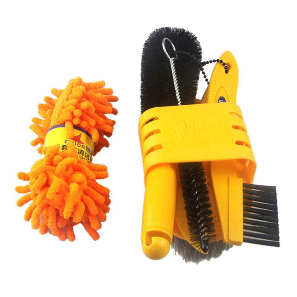 Bike Cleaning Tools Kits Cycling Tire Brush Chain Wash Brake Disc