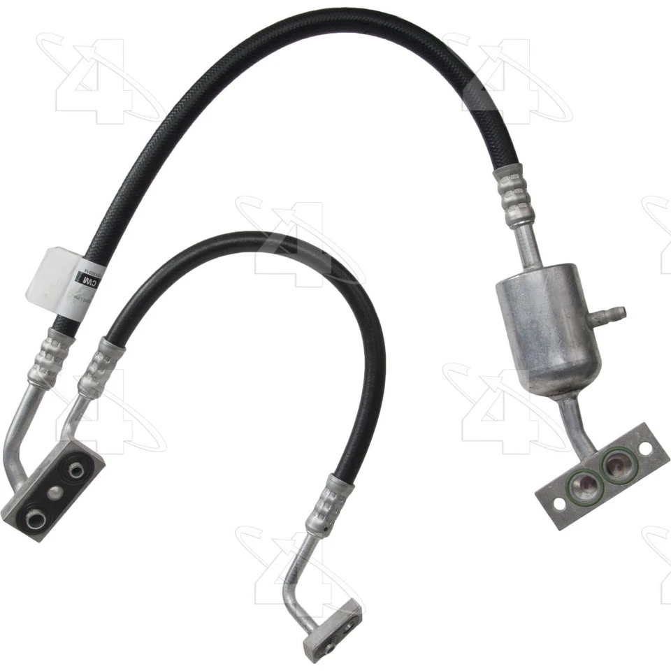 Línea de descarga de aire acondicionado y líquido de 4 estaciones para Dodge D150 1982-1988 Foto 2 de 3