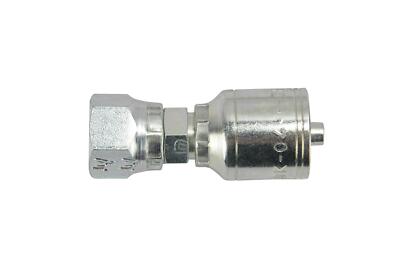 Crimp Hose Fitting  - SAE 37� JIC F - Swivel 3/4 ID, 1 1/16-12 Thread