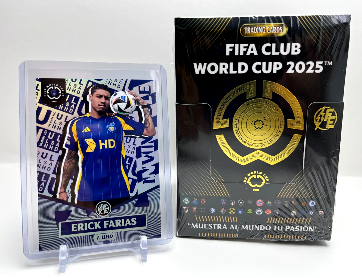 FIFA Club World Cap2011 メッシ.ネイマール写真 額付き 2025 BOX FIFA CLUB WORLD CUP FE + ERICK FARIAS Invincible Card