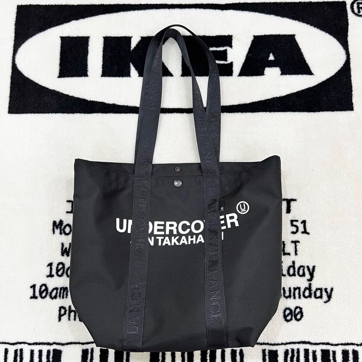 Undercover Jun Takahashi Black Nylon Tote Bag. | eBay Undercover Jun Takahashi Black Nylon Tote Bag. | eBay