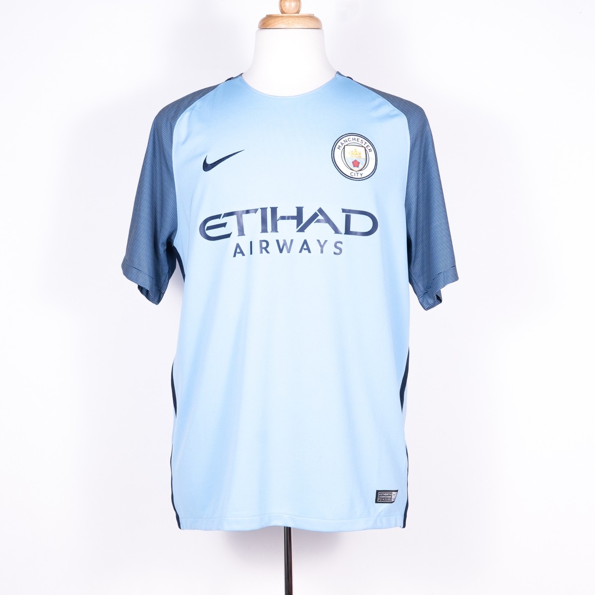 Nike Etihad Airways Manchester City Football Club 2017 Blue