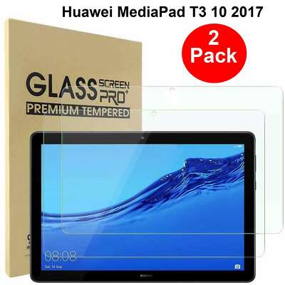 2X Tempered GlassFor Huawei Mediapad T3 10 Screen