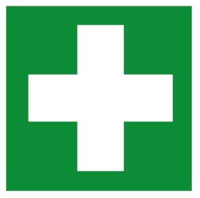 Symbolsticker ''Erste Hilfe'', 10x10 cm