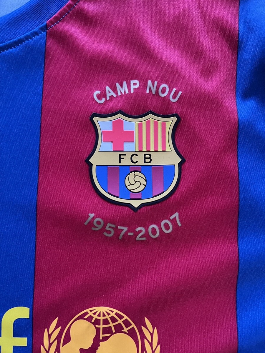 FCバルセロナ1957-2007公式ユニフォーム Barcelona FCB Jersey Camp NOU Anniversary 1957 – 2007 Soccer