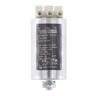 VOSSLOH-SCHWABE 140594 Z400M HID LAMP MH/HPS IGNITOR, 220-240V, 35