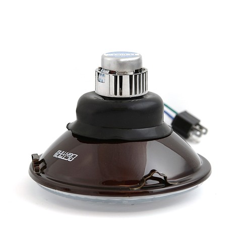 Faro 5-3/4" Cristal H4 360° Bombilla LED Faro Harley Motocicleta - Imagen 7 de 10