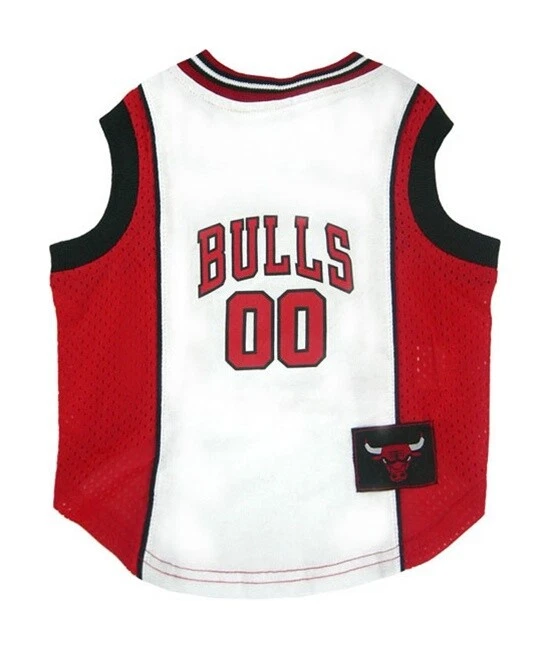 Pets First Chicago Bulls Dog Jersey X Small