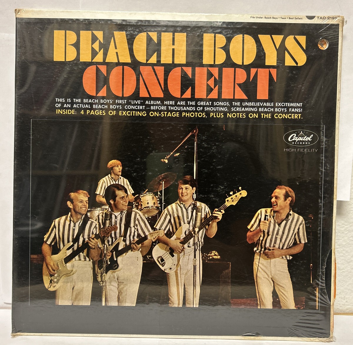 The Beach Boys In Concert First Live Album Capitol Records, TAO