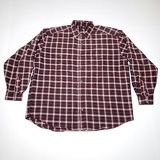 Vintage Guess Georges Marciano Button Up Shirt Red Plaid Mens Large Skater USA