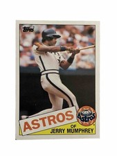 Excellent: Vintage 1985 topps Jerry Mumphrey Houston Astros Trading Card