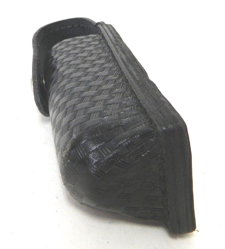 Safariland Black Tooled Leather Mace Holder Belt eBay