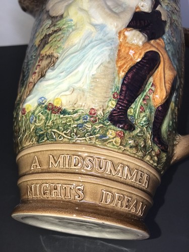 Vtg Beswick 1366 A Midsummer Nights Dream Jug, I am a spirit of no Common Rate - Picture 6 of 10