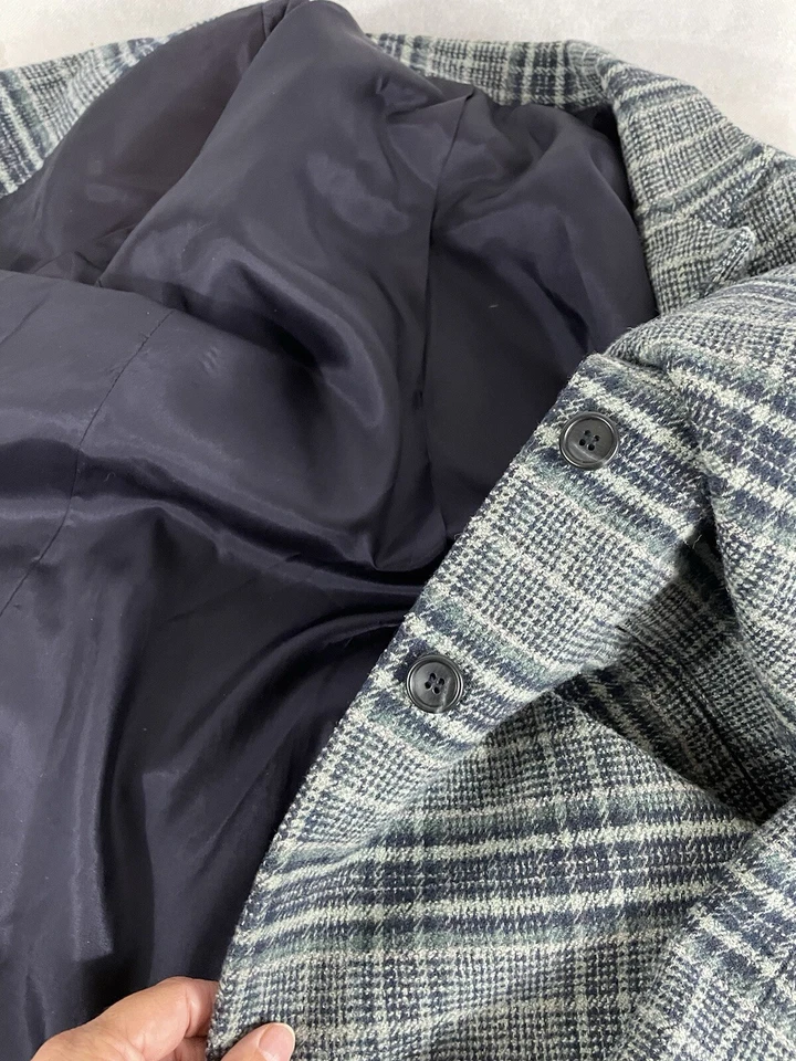 Blazer Karen Kane Mezcla Lana Cachemira Mujer 10 Chaqueta Doble Botón Estilo de Vida Foto 4 de 4