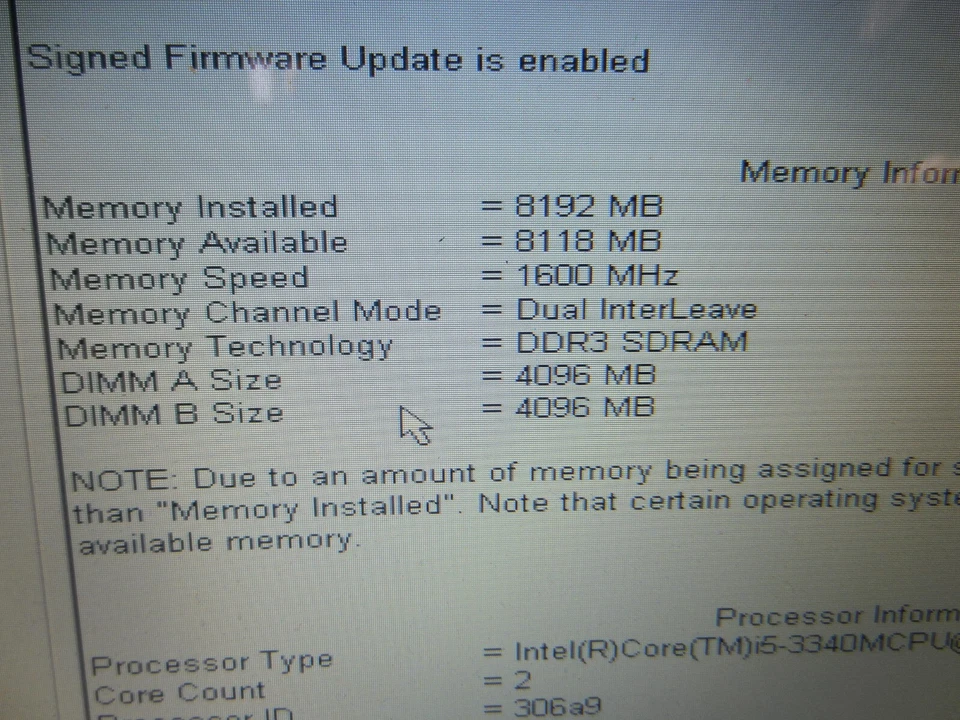 DELL LATITUDE E6430 ATG CORE i5-3340M @ 2.70GHz / 8GB / SIN HDD - ARRANCA a BioS Foto 4 de 4