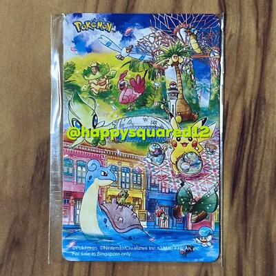 Pokemon Center Singapore 5th Anniversary EZ Link Transit Card | eBay