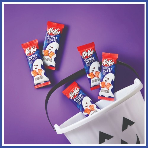 KitKat Cannella Toast Crema Aromatizzata Wafer Snack Formato Halloween Candy Bag 9,8 oz - Foto 5 di 12
