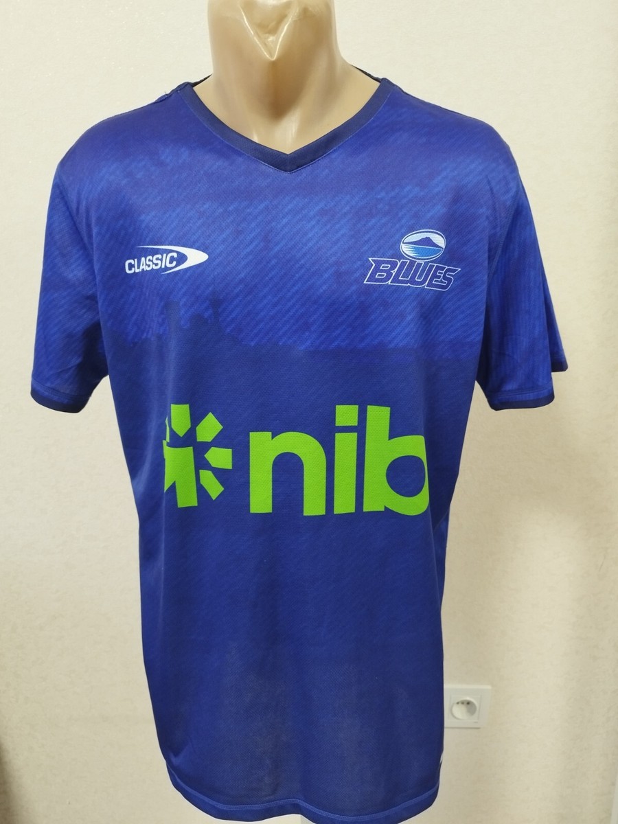 ウェア BLUES rugby T-shirts Auckland Blues rugby jersey pro training Classic shirt size M | eBay