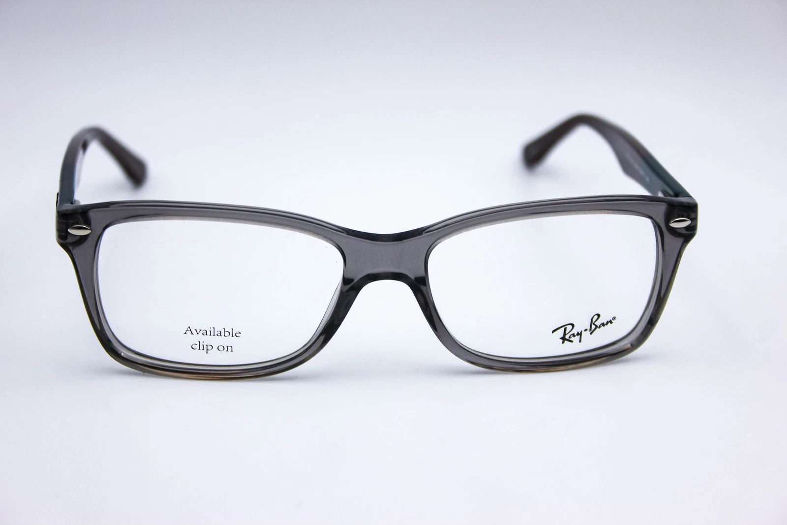 Ray Ban Rb5228 5546 Grey Rectangle Eyeglasses Frames 55 17 140