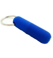 Cigar Punch Cutter  Raging Bull  Keychain Blue