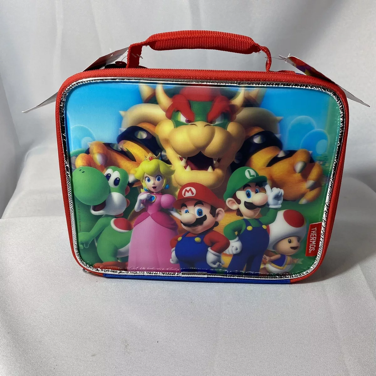 NEW Super Mario Lunch Box - Thermos Insulated Soft Lunch Kit