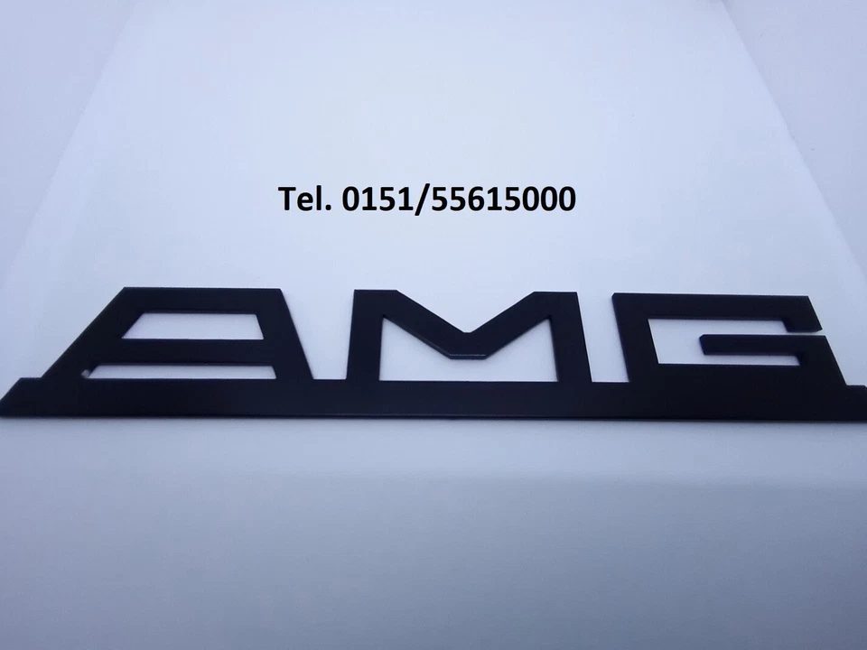 AMG METALL EMBLEM LOGO YOUNGTIMER MERCEDES W 107 108 109 111 116 123 126 USW. - Bild 3 von 4