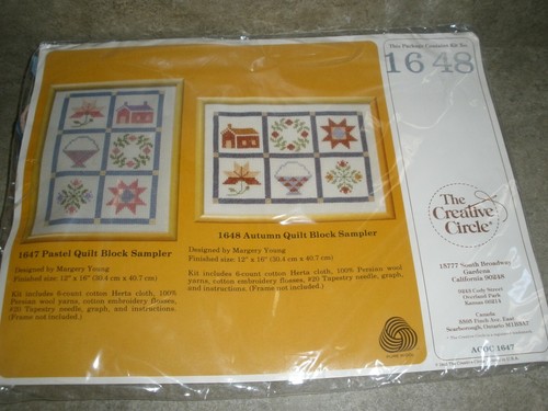 NEW The Creative Circle #1648 Autumn Quilt Block Sampler (CS2) - Picture 2 of 3