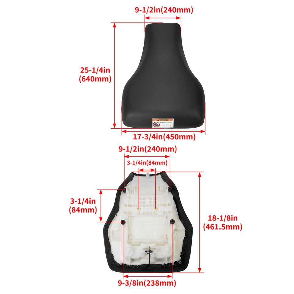 Brand New Complete Seat For Honda TRX 420 2007-2013 & FA FPA Rancher 2014 ATV Foto 2 de 4