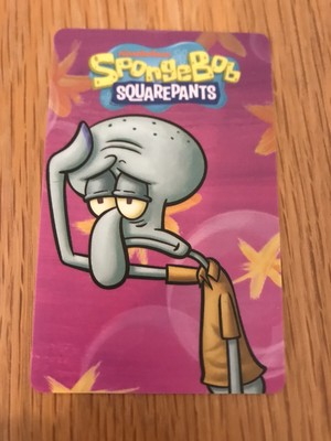 SPONGEBOB SQUAREPANTS Arcade Coin Pusher Card SQUIDWARD TENTACLES 003