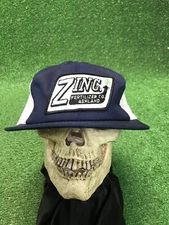 Vintage ZINC Fertilizer Co Ashland Nebraska Swingster Farm Trucker SnapBack Hat