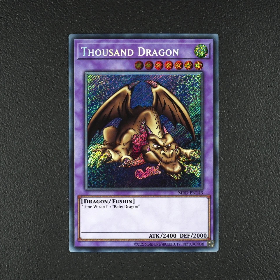 Thousand Dragon - Secret Rare - YuGiOh! Karte TCG MRD-EN143 /T44 - Bild 2 von 4