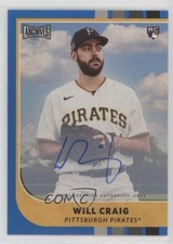 2021 Topps Archives Snapshots Blue Border Auto 21/50 Will Craig #14 Auto a8m