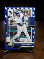 2022 Panini Donruss Miguel Cabrera #212 Independence Day Detroit Tigers